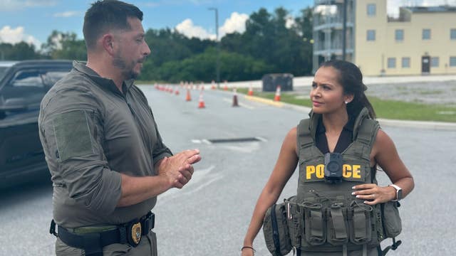 Kissimmee SWAT team puts FOX 35's Esther Bower to the test leading up the Corporate Challenge fundraiser