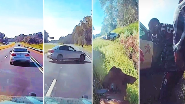 Florida man driving car belonging to victim in deadly shooting stopped after wild chase by deputies