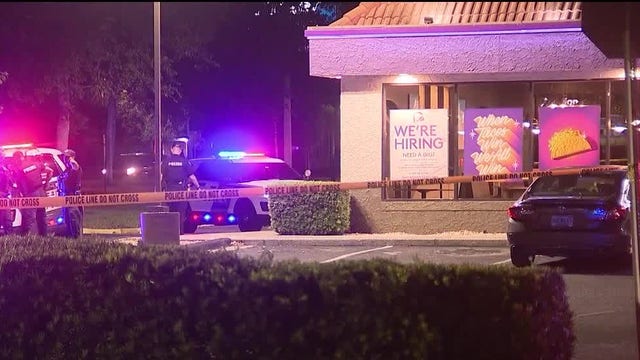 Man rushed to hospital by family members after being shot at Taco Bell in Orlando: police