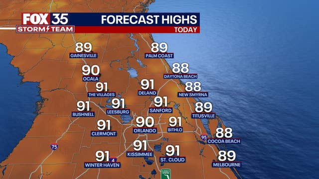 Orlando weather: Torrential downpours, frequent lightning, and gusty winds