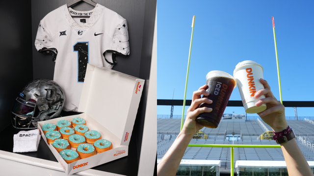 Dunkin' shoots for the stars with UCF Space U themed donut for football season