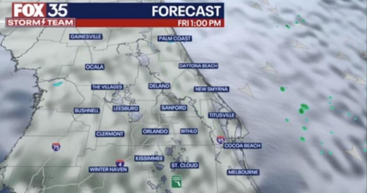 Orlando weather: Passing showers possible across Central Florida on ...