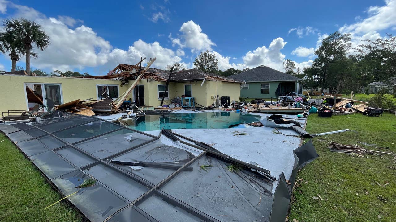 EF-2 Tornado Rips Off Roof Of Palm Coast Home, Community Stepping In To ...