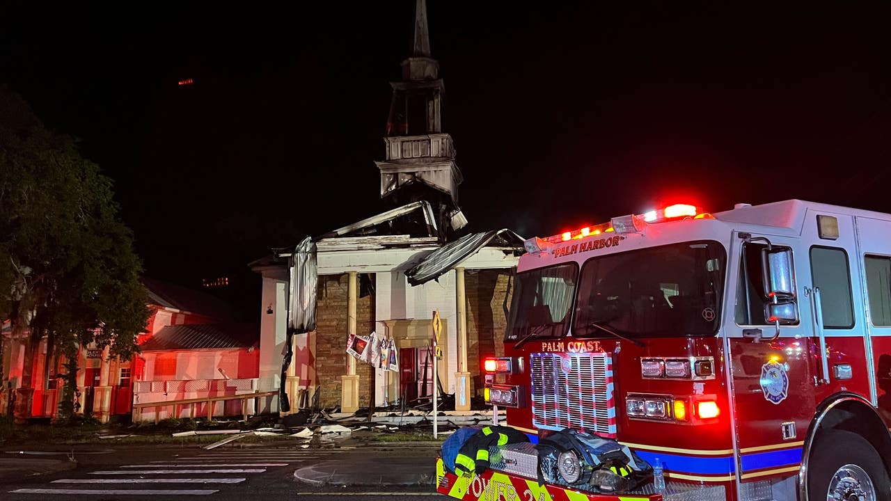 Massive fire destroys historic Flagler Playhouse theater A total loss Massive fire destroys historic Flagler Playhouse theater A total loss