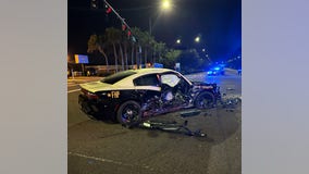 FHP: Drunk driver ran red light before slamming into Florida trooper's vehicle