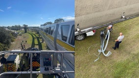 Walt Disney World monorail guests evacuated after flat tire causes train to stall on tracks, officials say