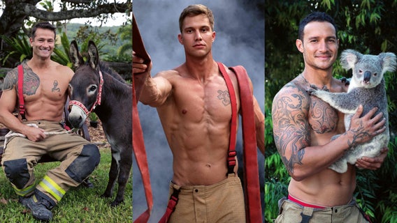 Florida firefighter 1 of 2 Americans featured in steamy Australian calendar: 'I think people might enjoy that'