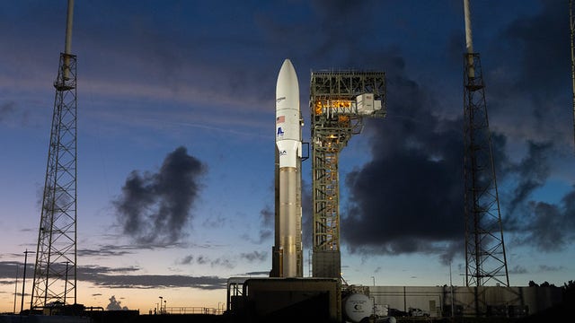 Atlas V rocket successfully launches Amazon broadband satellite network into low Earth orbit Friday