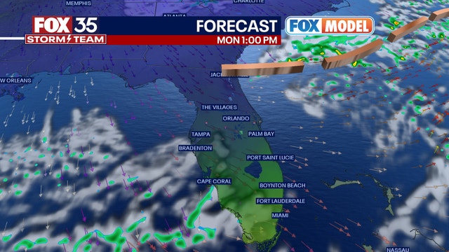 Orlando weather: Cold front ushers in coolest air of the season to begin week