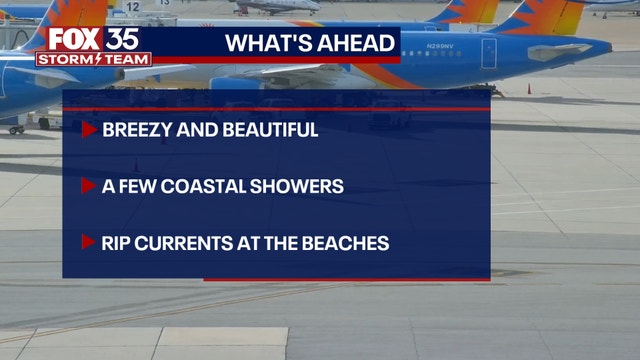Orlando weather: Breezy Thursday in store with highs in the 80s
