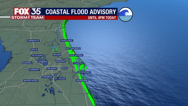 Orlando weather: Coastal flooding possible in Central Florida Tuesday