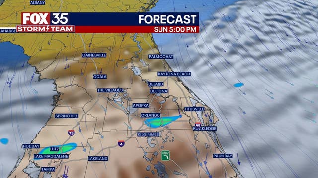 Orlando weather: Monday lows to be in the 50s and 60s