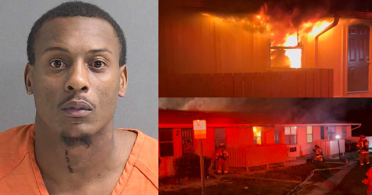Florida man accused stabbing mom, setting fire that killed her infant ...