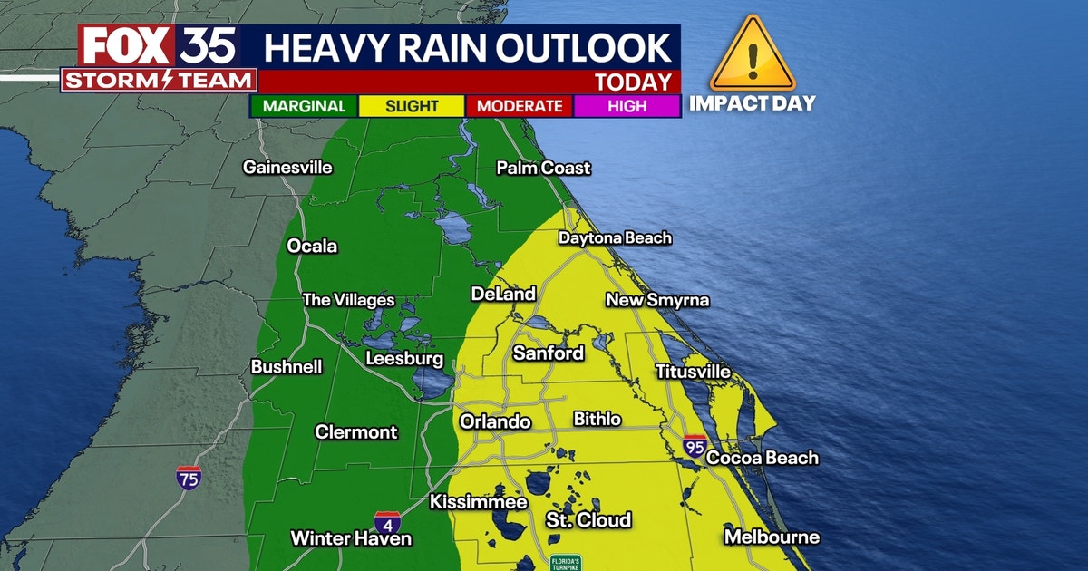 FOX 35 Weather Impact Day: Thursday to bring showers, flooding across ...