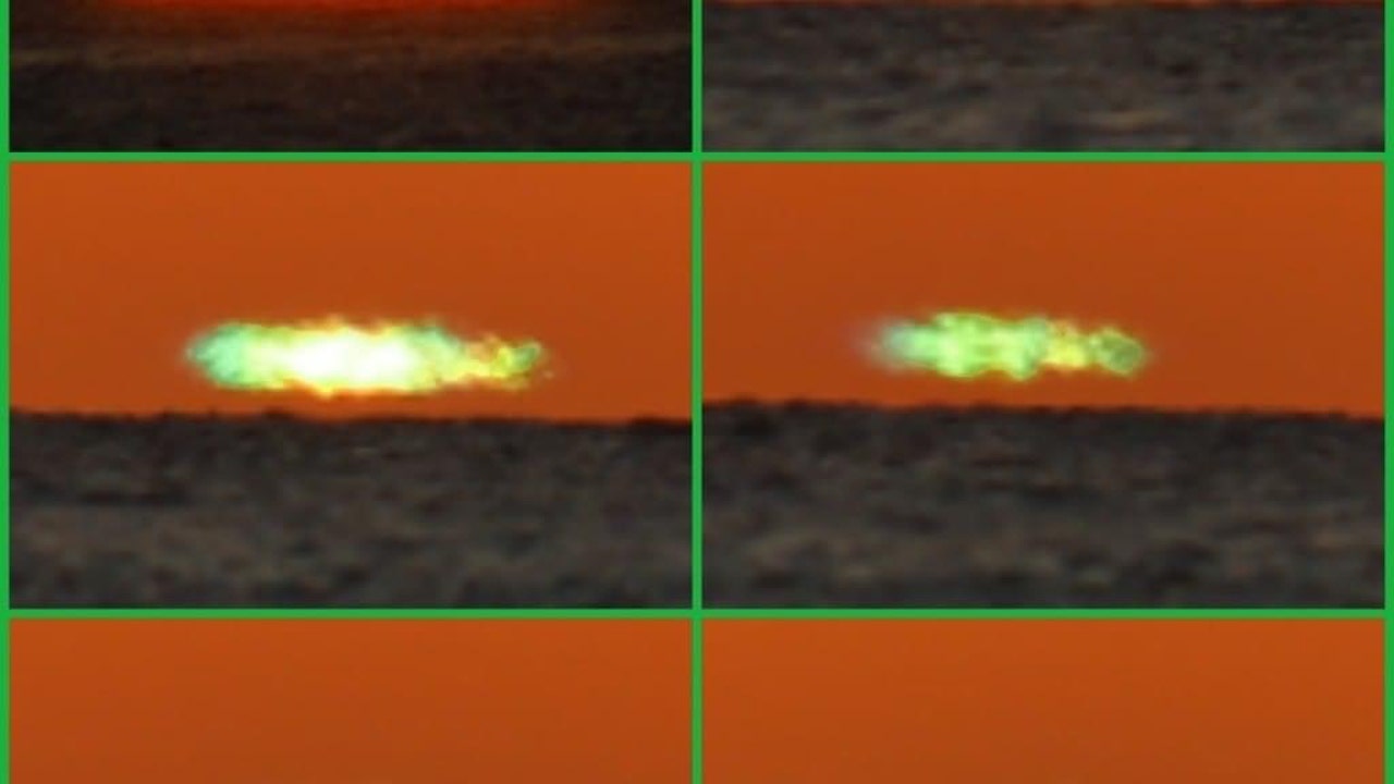 Suns elusive green flash spotted in Florida Heres how you can capture it yourself