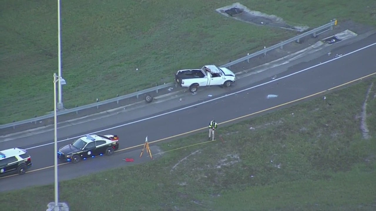I4 driver killed after being thrown from truck after crash in Deltona FHP FOX 35 Orlando