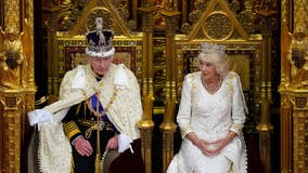 King Charles III promises UK government will 'ease cost of living' while wearing a crown worth billions