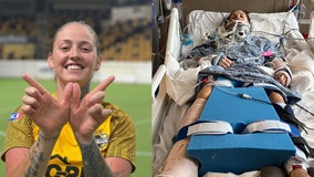 Florida soccer player back on feet after horrific motorcycle crash: 'I’ll come back better than before'