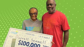 North Carolina man brought to tears after $100,000 lottery win: 'It's a blessing'