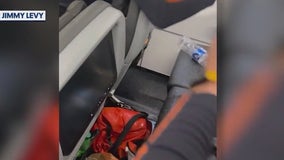 Carry-on bag ignites shortly before JetBlue flight to Florida due to portable battery, passenger says