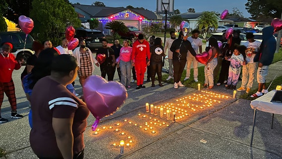 Family holds vigil for Florida woman, baby killed in Daytona Beach stabbing, apartment fire