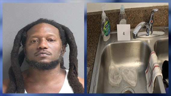 Florida man tries to dump fentanyl down drain during drug bust, deputies say
