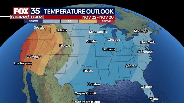 Florida Thanksgiving Day Weather Forecast: Will it be sunny or rainy here in Central Florida?