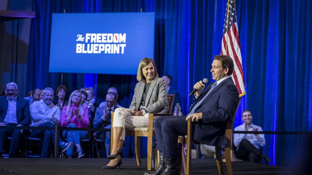 Iowa Gov. Kim Reynolds to endorse Ron DeSantis over Donald Trump, sources say