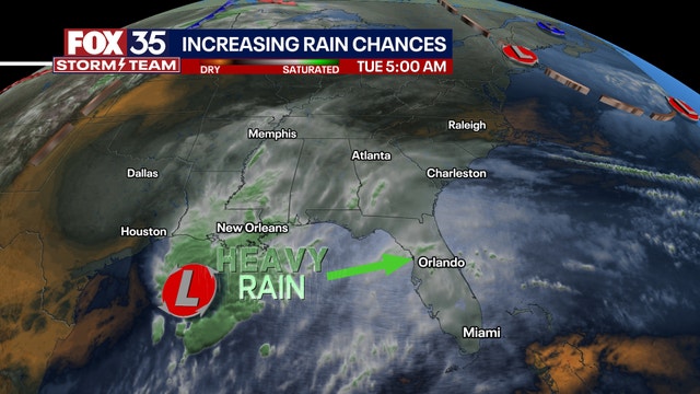 System in Gulf of Mexico to bring Florida bring heavy rain, gusty winds and potential flooding this week