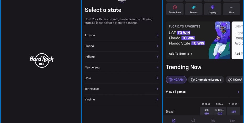 Online sports betting returns to Florida with Hard Rock Bet
