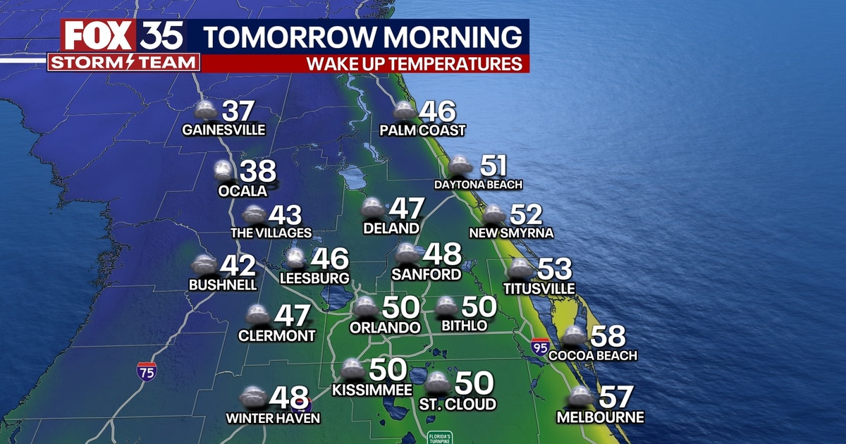 Another cool morning ahead for Central Florida before warm weather ...