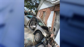 2 taken to hospital after driver crashes into Longwood psychic reading business, fire rescue says