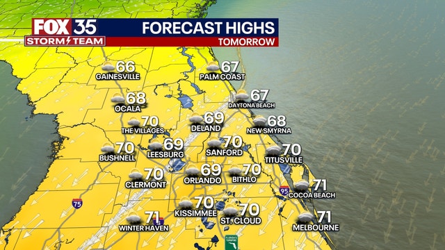 Orlando weather: Daytime highs begin to rise as we head into the holiday weekend