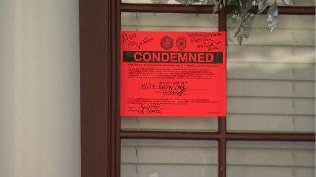 Homes flooded, condemned after roofing company damages water line