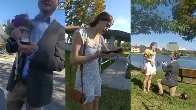 Florida man's proposal goes viral thanks to 'lost wallet' scheme with local cop: 'Dude, she has no idea'