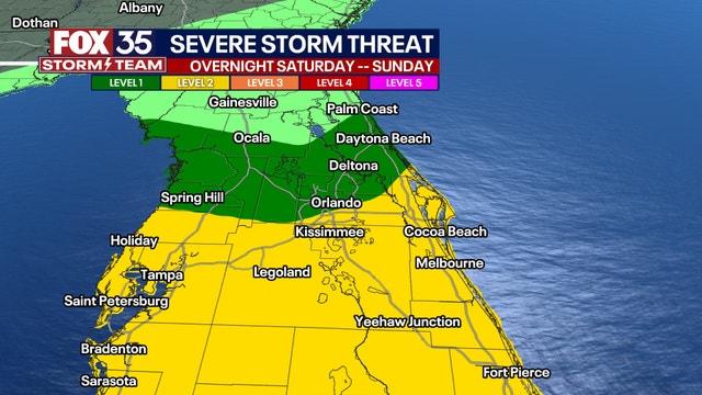 Florida weather: Orlando bracing for strong storms, damaging wind, heavy rainfall this weekend
