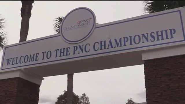 Severe weather impacting PNC Championship in Florida isn't phasing players