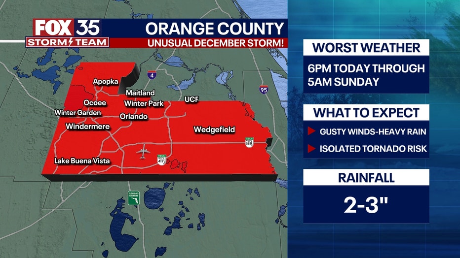 County by county look at what to expect from big storm hitting