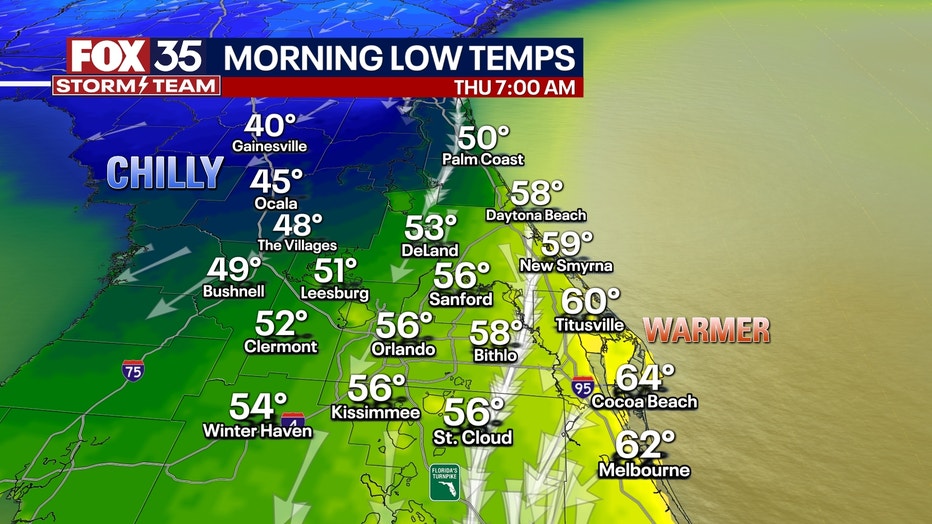 Orlando weather Daytime highs begin to rise as we head into the holiday weekend FOX 35 Orlando
