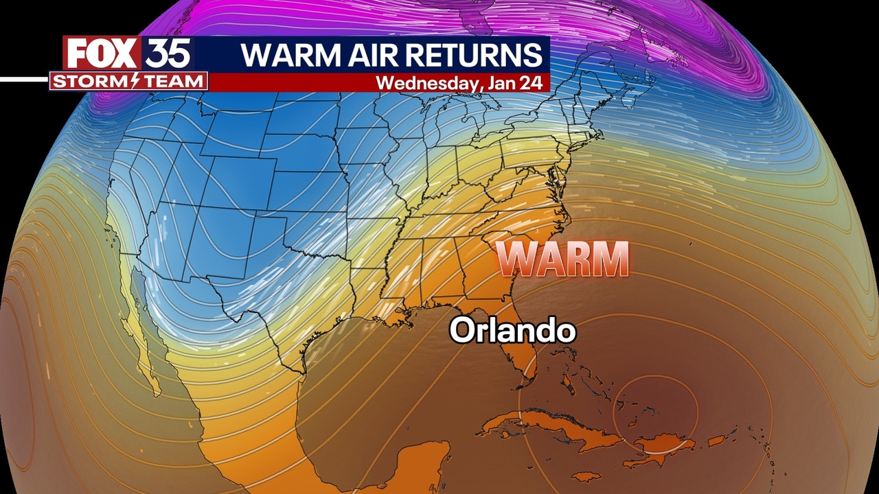 Orlando forecast Central Florida seeing coldest air temperatures since