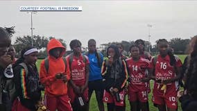 Players shine in Football is Freedom program at Girls Disney Soccer Showcase