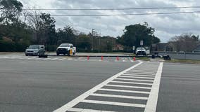 Hit-and-run driver takes down traffic light pole at Lake Mary intersection, officials confirm