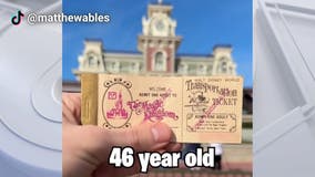 Man uses 46-year-old Disney World pass to be admitted into park: 'Golden ticket'