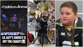 Florida 10-year-old and UCF Knights superfan's epic dance performance at basketball game