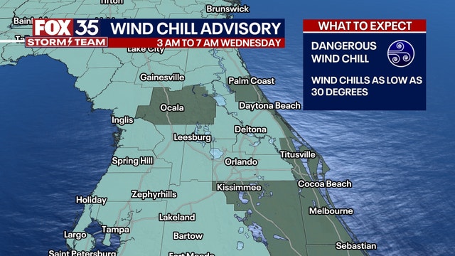 Orlando weather: Freeze warnings, wind chill advisories issued ahead of temperature drop