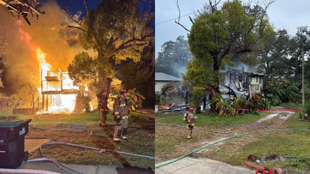 'Non-survivable' fire engulfs Orange County home near Pine Hills in early morning blaze, firefighters say