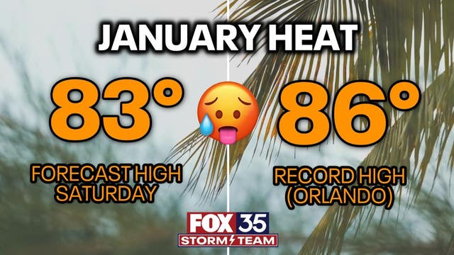 Orlando weather: More abnormally warm temperatures