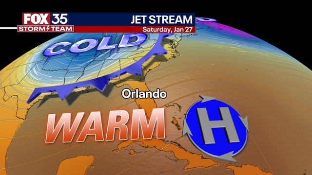 Orlando weather: Warm temps return to Central Florida but cold front looms ahead