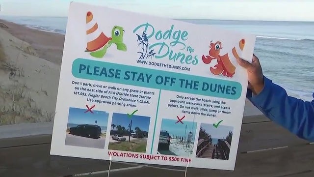 Flagler Beach Police issue warning for beachgoers to avoid dunes: ‘Absolutely unbelievable'