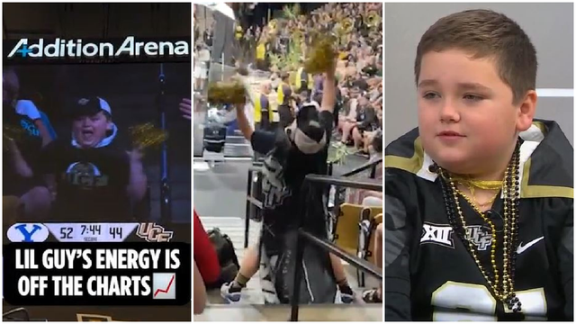 Florida 10-year-old and UCF Knights superfan's epic dance performance at basketball game
